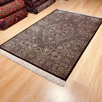 قالیچه ۳ متری تمام ابریشم قم ۸۰ رج کامل|فرش|تهران, سلسبیل جنوبی|دیوار