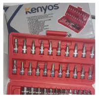 جعبه بکس 46 پارچه(کروم وانادیوم) درایو یک چهارم|ابزارآلات|شاهینشهر, سعدی جنوبی|دیوار