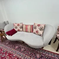 ست کامل راحتی ۸نفره / بهمراه نهار خوری ۶نفزه|مبلمان خانگی و میز عسلی|تهران, جنت‌آباد جنوبی|دیوار