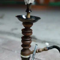 قلیون دوسیب چوب گردو