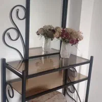 میز فرفورژه همراه با صندلی
