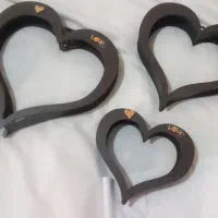 جعبه چوبی و استند قلب