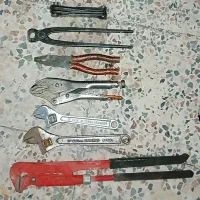 آچار شلاقی نو بقیه ابزار کارکرده به شرط سالم