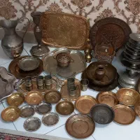ظروف مسی ورشو برنجی سیلور پلیت|ظروف سرو و پذیرایی|تهران, تهرانپارس شرقی|دیوار