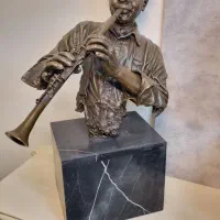 مجسمه برنزی مردان سیاه پوست|مجسمه، تندیس، ماکت|تهران, فردوسی|دیوار