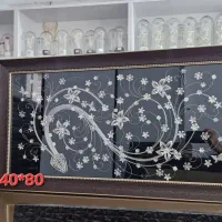 قاب گل نقره|صنایع دستی و سایر لوازم تزئینی|اصفهان, سرتاوه|دیوار