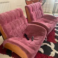 دو عدد مبل یک نفره و یک تاب یک نفره