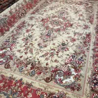 جفت ۶ متری دستبافت گل ابریشم طرح تبریز|فرش|تهران, یوسف‌آباد|دیوار