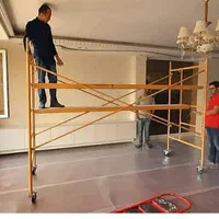 چهارپایه داربستی چرخ دار|خدمات پیشه و مهارت|خرمآباد, |دیوار