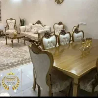 مبل استیل سلطنتی خورشیدی|مبلمان خانگی و میز عسلی|محمدیه-قزوین, |دیوار