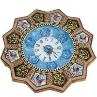 ساعت دیواری میناکاری