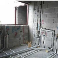 لوله کشی برق ، اب و فاضلاب، نصب کولر