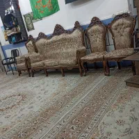 مبل سلطنتی چوب گردو ۱۲نفره|مبلمان خانگی و میز عسلی|اهواز, کوی فرهنگیان ۲|دیوار