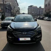 سانتافه ۲۰۱۷ مشکی|خودرو سواری و وانت|رشت, گلسار|دیوار