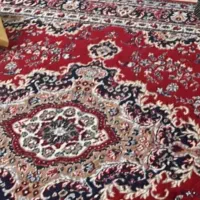 فرش شش متری راوند گل قرمز