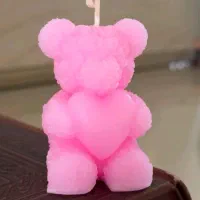 شمع خرس   گل لاله  در رنگ داخواه