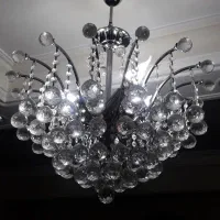 ی جفت لوستر ۱۶ شاخه|لوستر و چراغ آویز|کرمانشاه, |دیوار