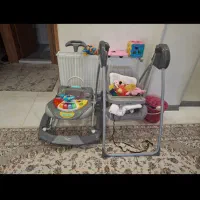 ست تاب وصندلی غذا به همراه تخت پارک