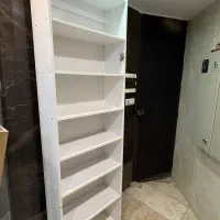 کتابخانه|کتابخانه، شلف، قفسه‌های دیواری|کرج, گلستان|دیوار