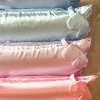 رو بالشتی کاور و اسکرانچی ساتن
