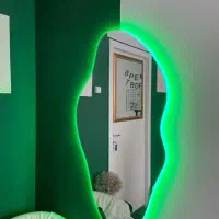 آینه قدی بک لایت دفرمه سن پلاث