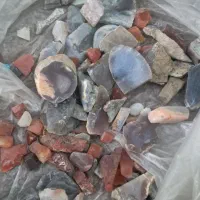 مقداری سنگ راف عقیق، مصور،باباقوری و انگشتر