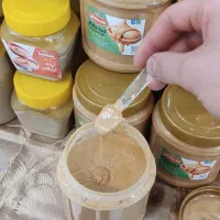 کره بادام زمینی درجه یک ( بافت خامه ای )