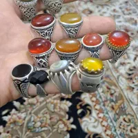 چند عدد انگشتر نقره زیبا وچشمگیر جمع ک دم|بدلیجات|مشهد, مصطفی خمینی|دیوار