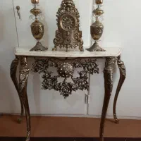 آینه شمعدان. آینه کنسول برنز