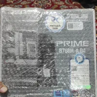 فروش مادربرد B760 m a ddr4 کاملا نو به همراه CPU