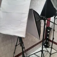 کیت نورپردازی به همراه فون و پایه فون و رینگ لایت