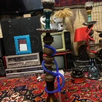 قلیان لیمویی چوب گردو