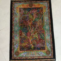 فرش ابریشم مصنوعی تزیینی