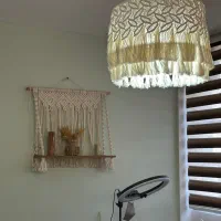 لوستر و دیواررکوب مکرومه