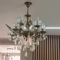 لوستر برنزی ۴شاخه