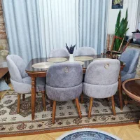 ست میز ناهاری نو+مبلمان درحد