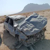 ماشین پژو پارس تصادفی