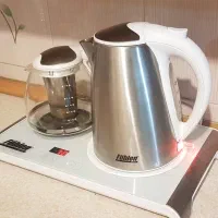 چای ساز و قهوه جوش لمسی سفید