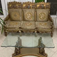 مبلمان ۷ نفره باناهار خوری ۱۰نفره|مبلمان خانگی و میز عسلی|تهران, شمس‌آباد|دیوار