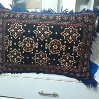 شش عدد بالشت مخمل سورمه ای جنس درجه یک