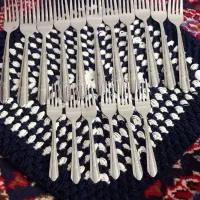 چنگال .قاشق چای خوری|ظروف سرو و پذیرایی|بهارستان, |دیوار