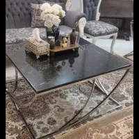 میز جلو مبلی بزرگ ودوتا کوچیک عسلی