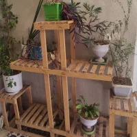 استند گل چوب روس