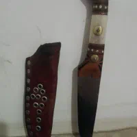 چاقو فولاد زدزنگ باغلاف چرم|کلکسیون اشیاء عتیقه|قم, زند آباد|دیوار