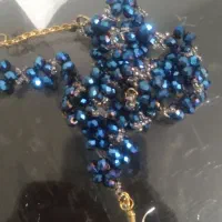 ست کامل گردنبند  و گوشواره و دستبند دست ساز