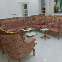 مبل نه نفره سلطنتی با میز نهارخوری ۶ نفره|مبلمان خانگی و میز عسلی|زابل, |دیوار
