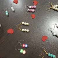 گوشواره آویز طرح جواهر ست شدن با یلدا مرواریدی