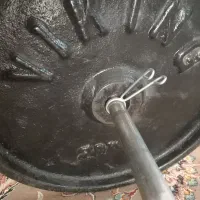 هالتر ۴۰ کیلویی هر صفحه ۲۰ کیلو|تجهیزات ورزشی|هشتگرد, هشتگرد قدیم|دیوار