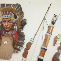 دیوار کوب سرخ پوست