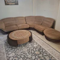 مبل L شکل در حد نو تمیز و سالم|مبلمان خانگی و میز عسلی|تهران, شاهین|دیوار